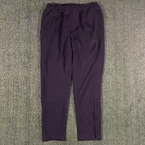 adidas Workout Pants Black - Mens Training Tracksuit Bottoms - Mens Large